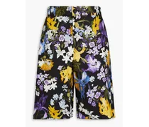 Miles floral-print linen shorts - Multicolor