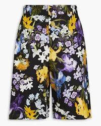 Erdem Miles floral-print linen shorts - Multicolor Multicolor