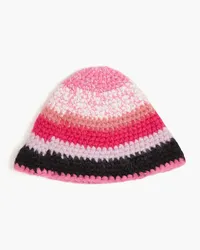 RED Valentino Striped knitted beanie - Pink Pink