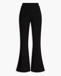 Frame Denim Cotton-blend flared pants - Black Black