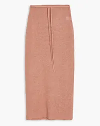 Onia Linen midi skirt - Pink Pink