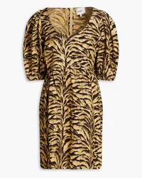 ba&sh Zola tiger-print woven mini dress - Animal print Animal