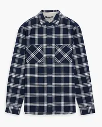 Alex Mill Checked cotton-flannel shirt - Blue Blue