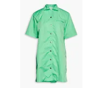 Storm shell mini shirt dress - Green