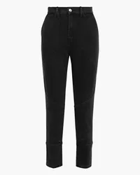 IRO Mattie cropped high-rise slim-leg jeans - Black Black