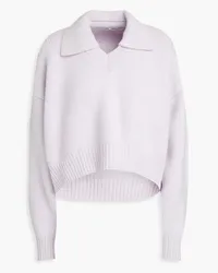 Alexander Wang Wool-blend polo sweater - Purple Purple