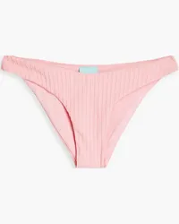 Melissa Odabash Ribbed low-rise bikini briefs - Pink Pink