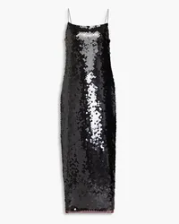 Tory Burch Sequined tulle midi dress - Black Black