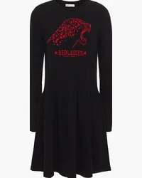 RED Valentino Jacquard-knit mini dress - Black Black