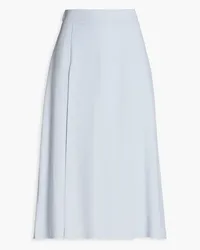 Dolce & Gabbana Pleated crepe midi skirt - Blue Blue