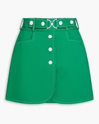 Zimmermann Belted jersey mini skirt - Green Green