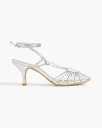 Iris & Ink Farah metallic leather sandals - Metallic Metallic