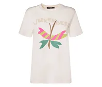 T-shirt Nervi in jersey di cotone con stampa