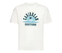 Caribbean Couture printed cotton t-shirt