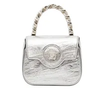Versace Borsa mini Medusa in pelle Silver-pa
