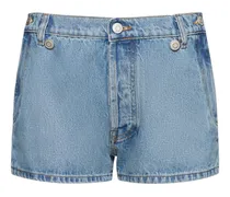 Shorts in denim di cotone