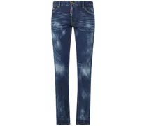 Jeans slim fit in denim di cotone