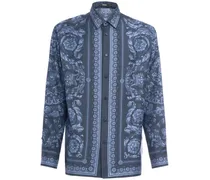 Camicia Barocco in twill di seta stampato