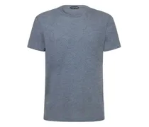 T-shirt in mélange di misto cotone