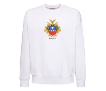 Cotton logo crewneck sweatshirt