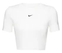 Nike T-shirt cropped Bianco