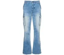 Jeans cargo kick flare M65 in cotone
