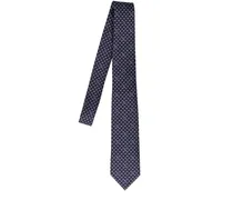 Cravatta in seta stampata 7cm