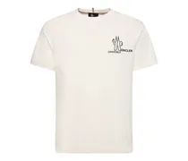 Moncler Logo cotton t-shirt Bianco