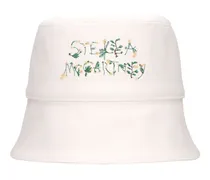 Cappello bucket in cotone con ricamo logo