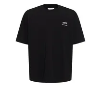 T-shirt boxy fit in cotone con logo