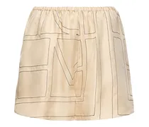 Shorts in seta monogram
