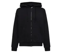 MMW cotton blend fleece hoodie