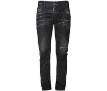 Jeans Tidy Biker in denim di cotone 16,5cm