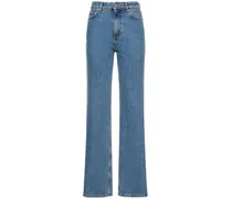 Jeans vita alta Bergen in denim di cotone