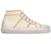 Sneakers high top effetto vintage