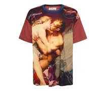T-shirt Kiss in cotone con stampa