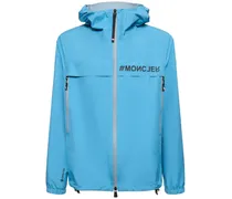 Moncler Shipton hooded nylon jacket Blu