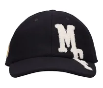 Moncler Cappello baseball Moncler x FRGMT in misto lana Nero