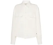 Eureka linen canvas breast pocket shirt