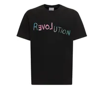 T-shirt rEVOLution con stampa