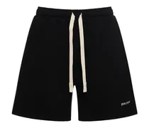 Shorts in felpa di cotone con logo