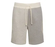 Shorts in misto cotone color block