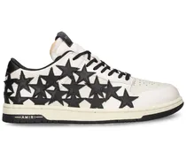 Sneakers in pelle con stelle