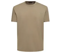T-shirt in lyocell e cotone