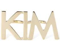 KIM letters double ring