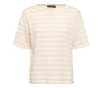 Falla linen jersey striped t-shirt