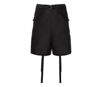 Shorts in twill di nylon