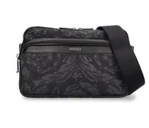 Versace Beauty case con logo jacquard 2bm0e-black+bla
