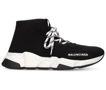 Balenciaga Sneakers Speed 2 in maglia 30mm Nero