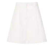 Ecuba cotton & linen canvas shorts